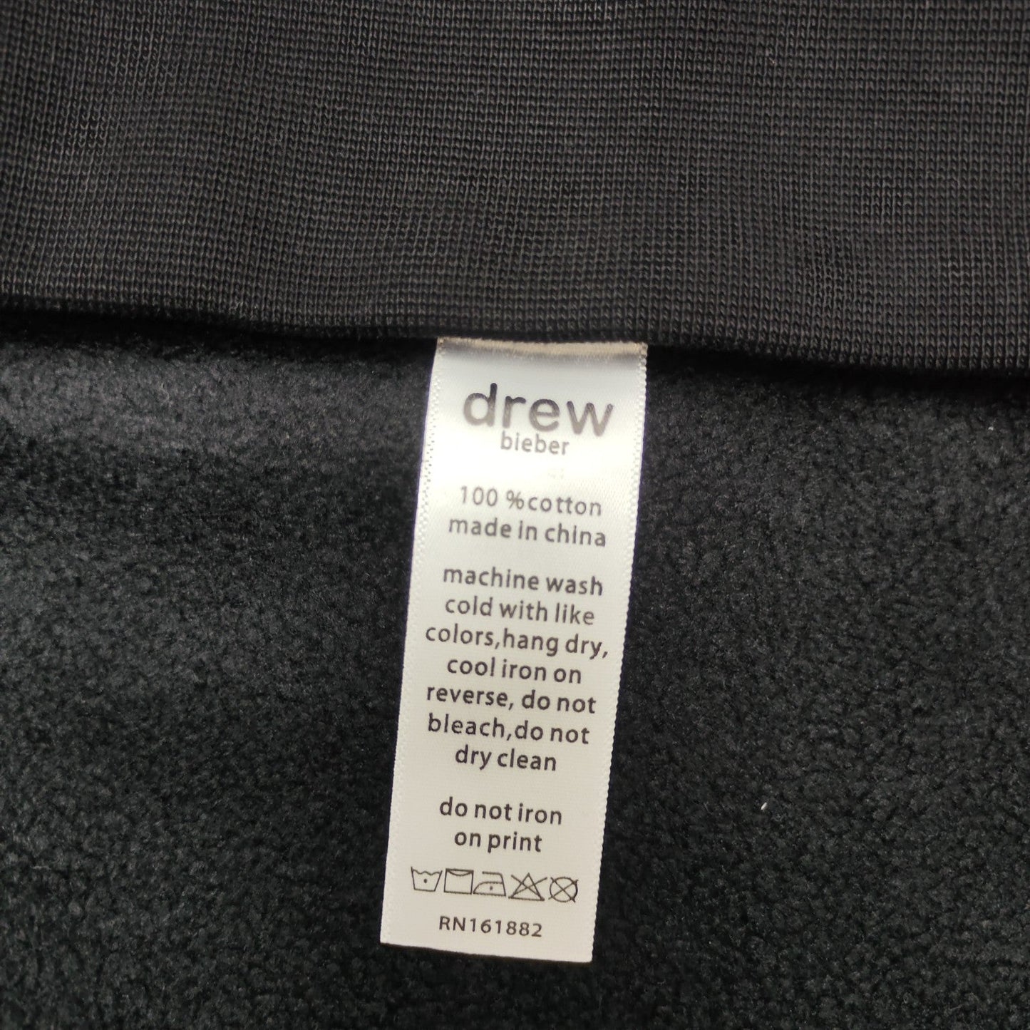 Drew House Sweatshirts Unisex Love Pattern Loose Fleece Crew Neck Sweater