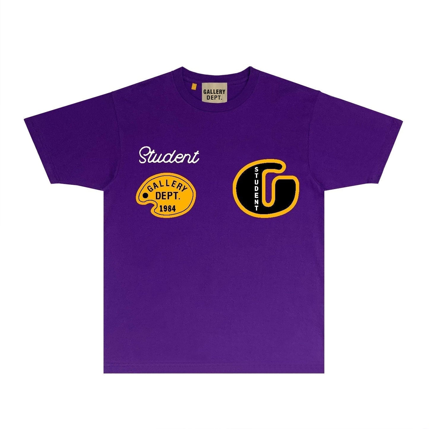Gallery Dept T Shirt Retro Printed Loose Short-Sleeved Shirt (part2)