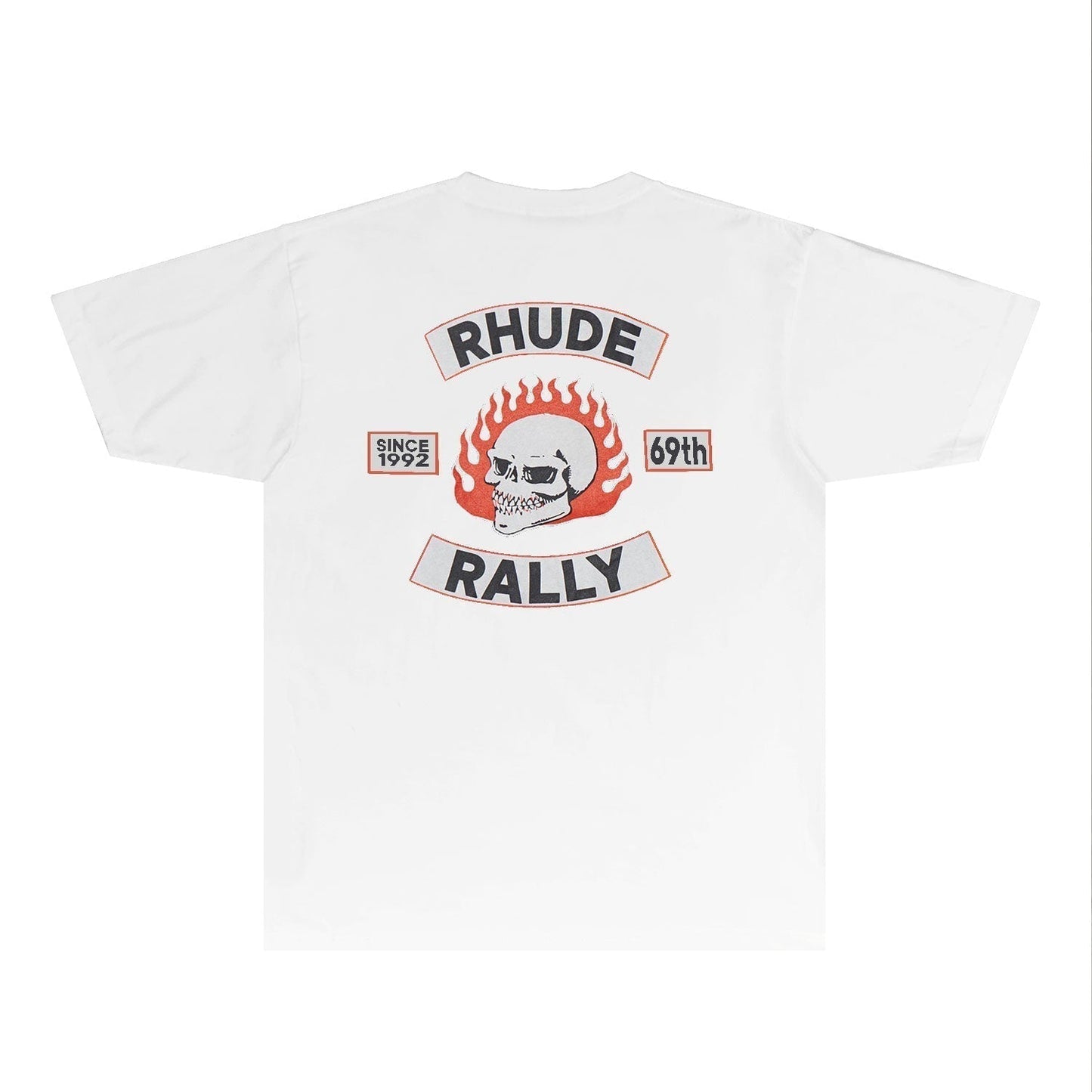 Rhude T-shirts Printed Trendy Pure Cotton