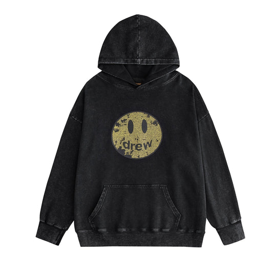 Drew House Hoodie Unisex Loose Casual Distressed Hoodie