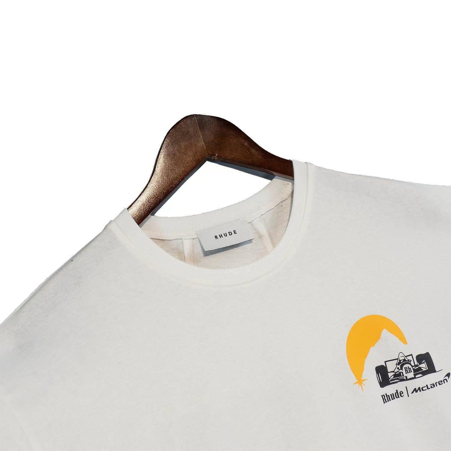 Rhude T-shirt Joint Racing Sunset Printing Short Sleeve T-shirt
